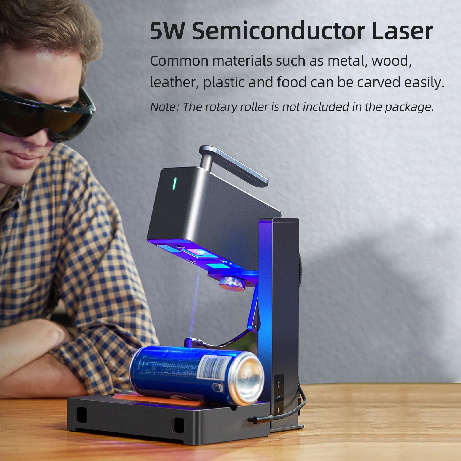 LaserPecker 2(Pro) Laser Engraver 60W Laser Engraving Machine Handheld+ Case