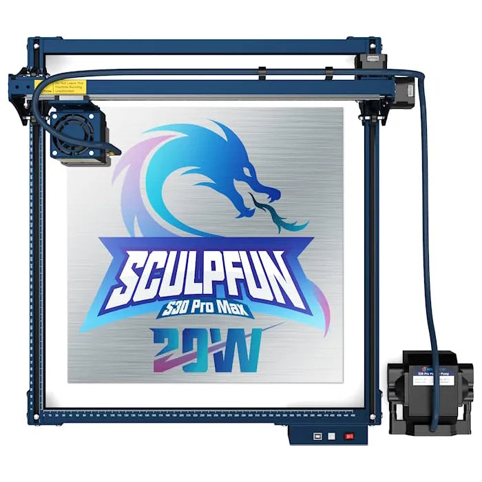 SCULPFUN S30 Pro Laser Module, 10W High Density Laser Head with Replaceable  Lens and Built-in Air Assist Nozzle for Engraving Cutting Wood Acrylic
