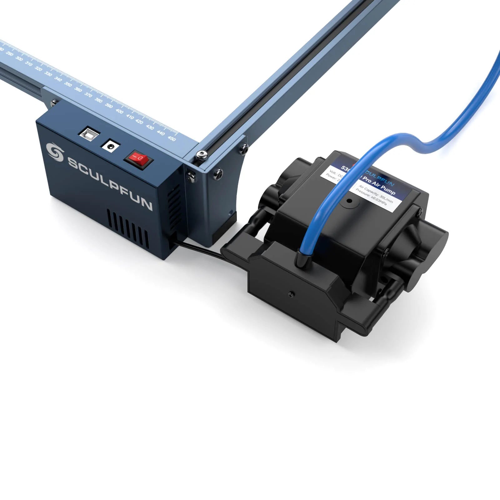 Twotrees 30L Air Assist Pump for Laser Cutter Portable CNC Machine