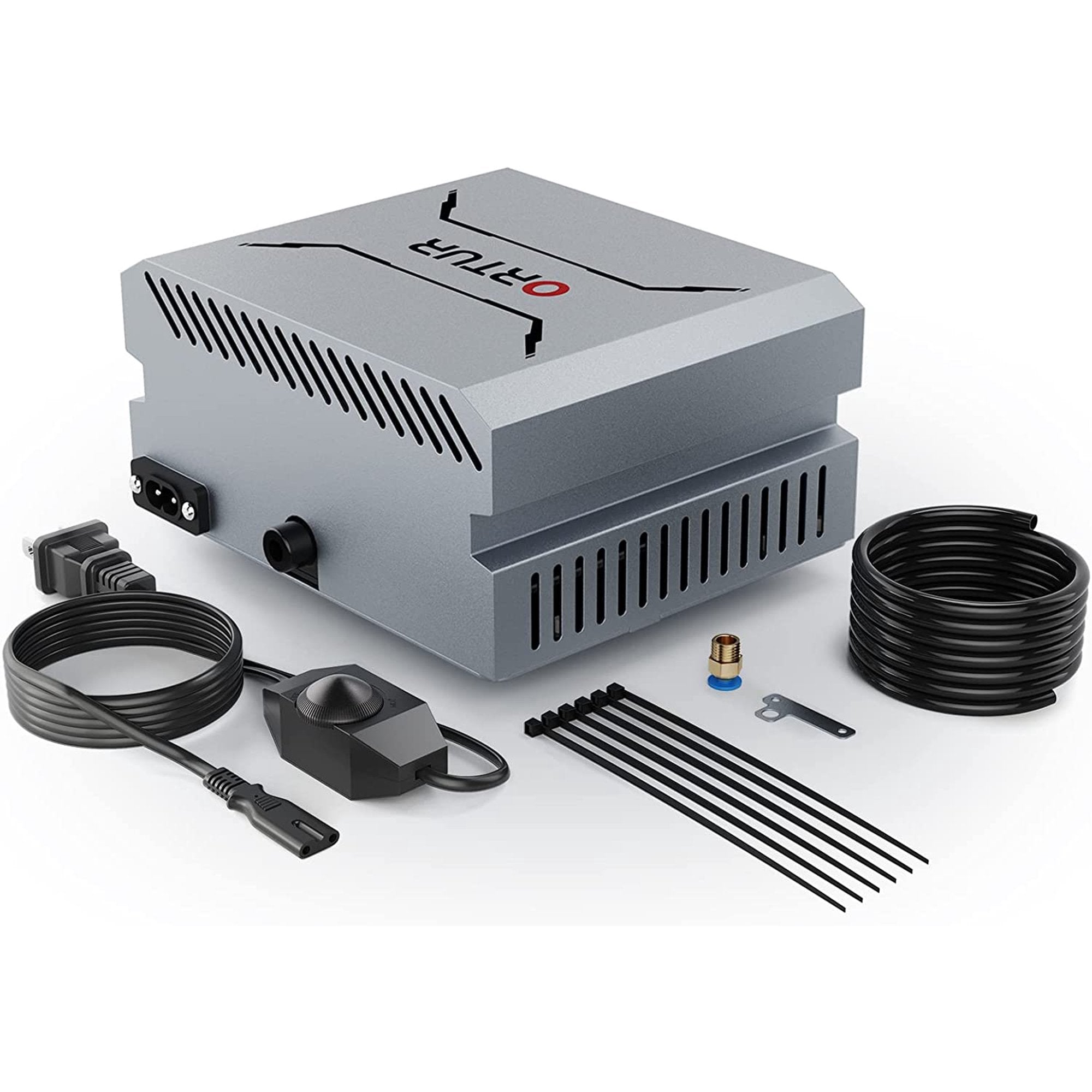 25W Air Assist Pump For Laser Cutter 110V 220V Laser Engraver Air Pump  30L/Min Adjustable Speed Low Noise Low Vibratio